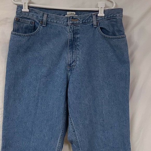 L.L. Bean Women's ORIGINAL/RELAXED FIT Jeans - Blue - Picture 2 of 9